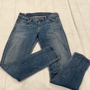 Citizen of Humanity EUC size 26 skinny ankle jean low rise